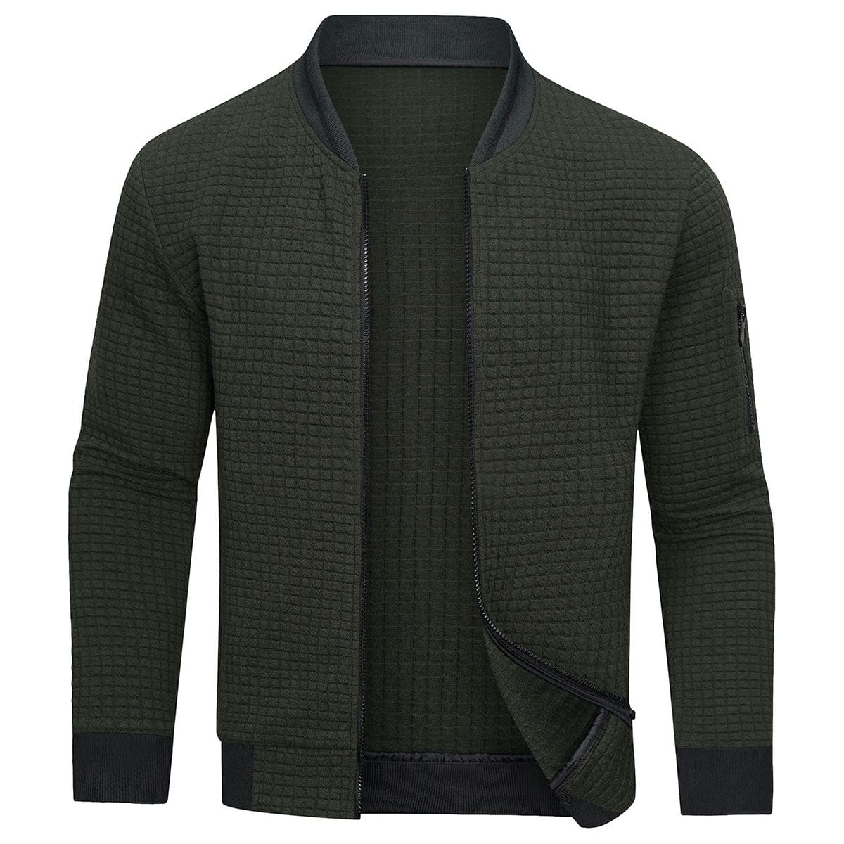 Tewfik | Veste Décontractée Homme Bordure Côtelée - Image 2