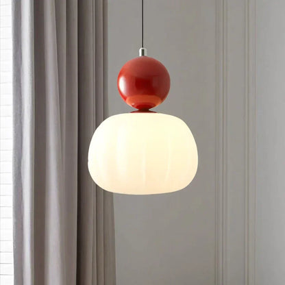 Art Deco Pendellampe - Creme, Bauhaus Design