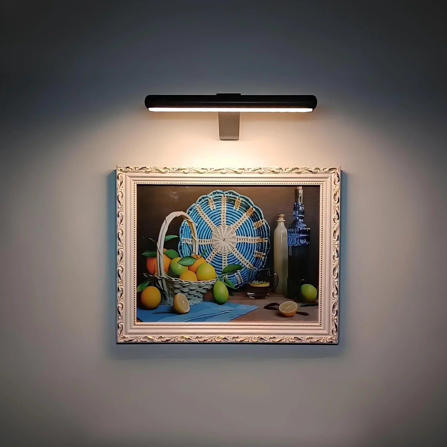 ArtGlow Trådløs LED Billedlampe – Genopladelig Væglampe med Fjernbetjening & Justerbar Dæmpning