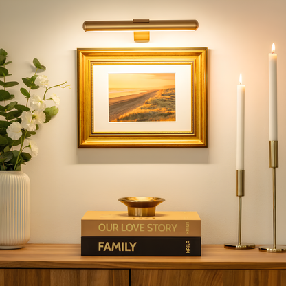 ArtGlow Trådløs LED Billedlampe – Genopladelig Væglampe med Fjernbetjening & Justerbar Dæmpning