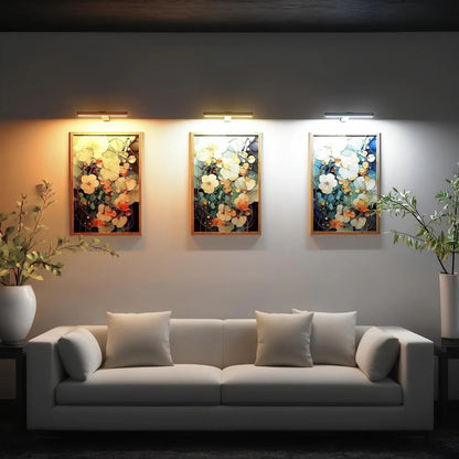 ArtGlow Trådløs LED Billedlampe – Genopladelig Væglampe med Fjernbetjening & Justerbar Dæmpning
