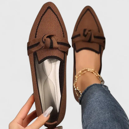 Image of Asta | Dame Pointy Toe Slip-On Loafers