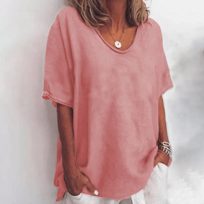 Image of Asta | Dame V-hals Løs Bluse