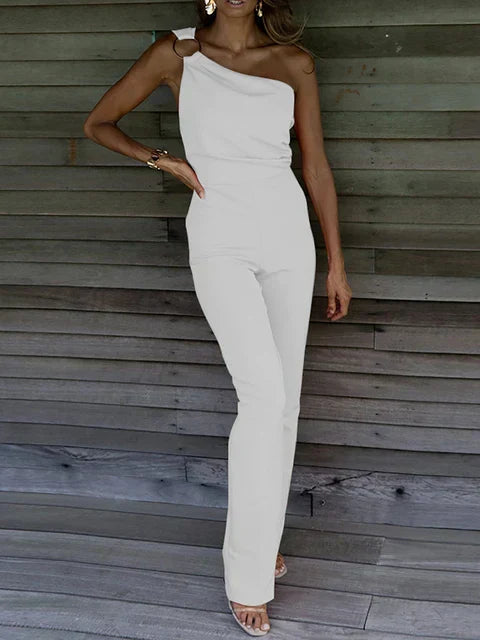 Image of Augusta | Dame One-Shoulder Formel Jumpsuit