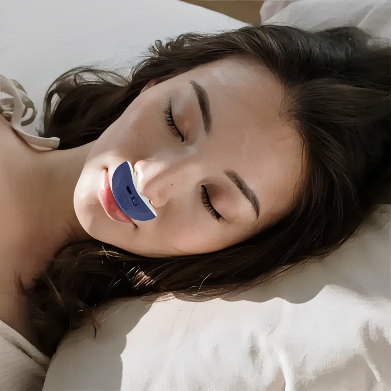 Bærbar Micro CPAP-enhed til Snorken Eliminering – Stille og Kompakt, Lys Grøn med Silikone Spidser