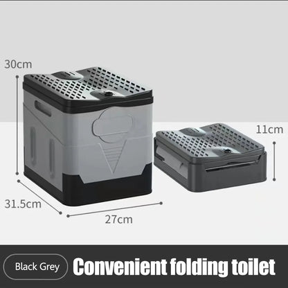 Bærbar Sammenklappelig Campingtoilet