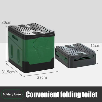 Bærbar Sammenklappelig Campingtoilet