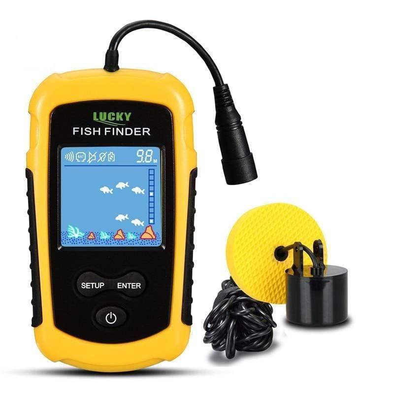 Bærbar Sonar Fisk Finder med Baglys