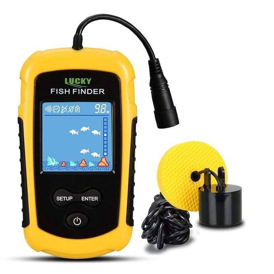 Bærbar Sonar Fisk Finder med Baglys