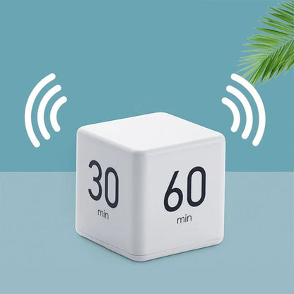 Bærbar Terning Timer Digital Nedtællingsalarm til Produktivitet