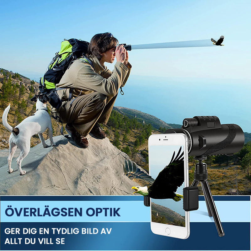 Bærbar Zoom HD 5000M Teleskop til Udendørs Brug