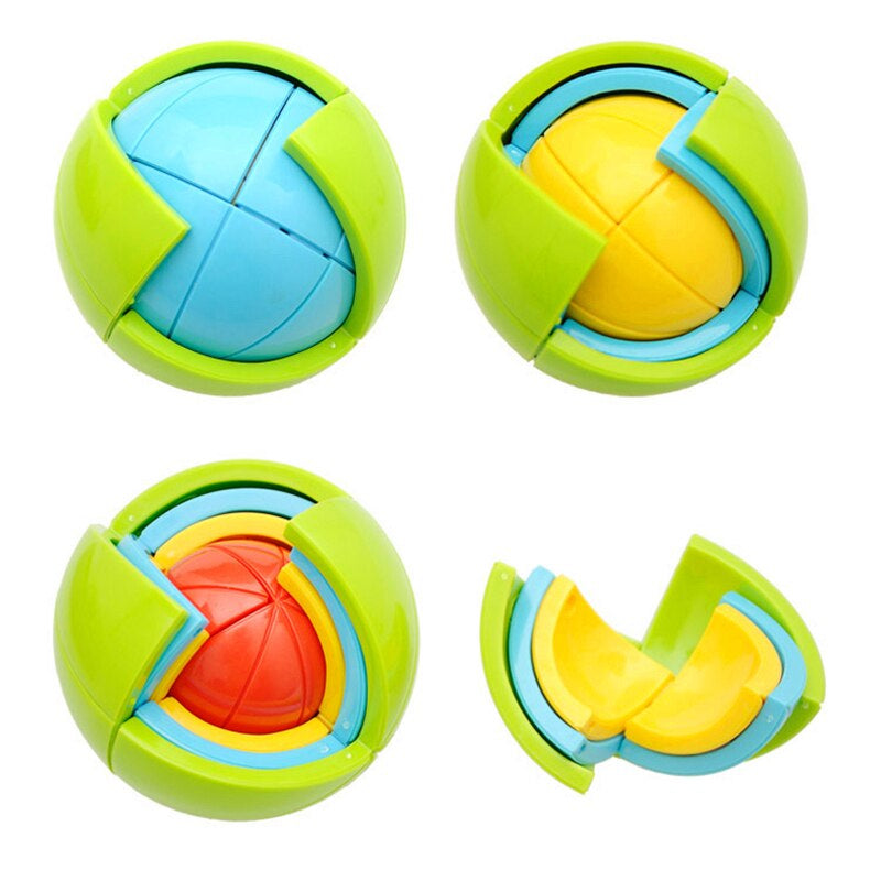Børn 3D Hjernevrider Puzzle Bold - Uddannelseslegetøj