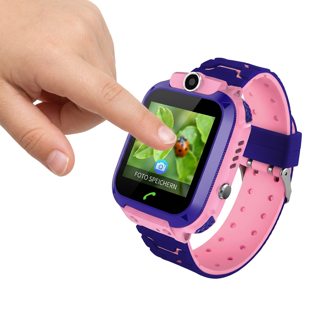 Børnesmartwatch med GPS, Kamera, Telefonopkald og SOS-knap