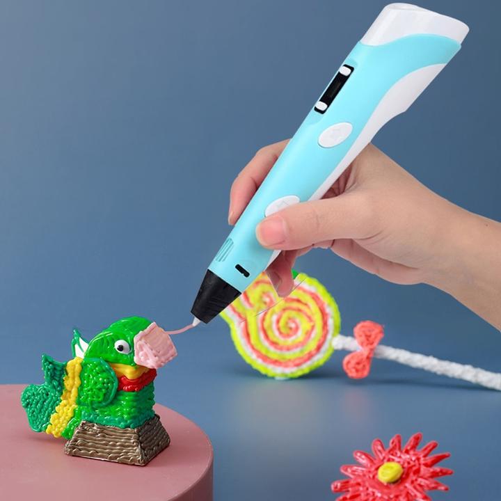 Børns 3D-Printer Pen med 20 Farvede Filamenter og Nem Opsætning