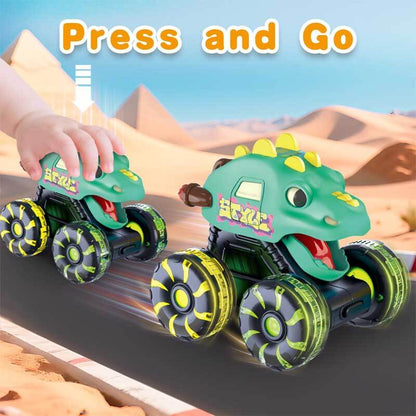 Børns Dinosaur Monster Truck Legetøj med LED Hjul