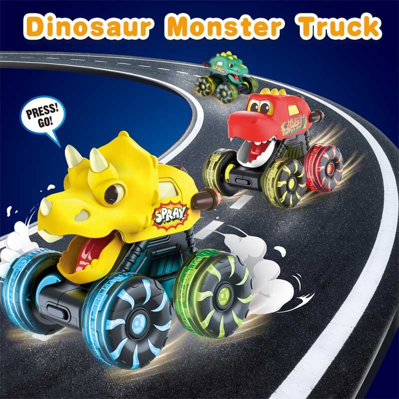 Børns Dinosaur Monster Truck Legetøj med LED Hjul