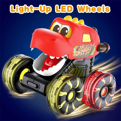 Børns Dinosaur Monster Truck Legetøj med LED Hjul