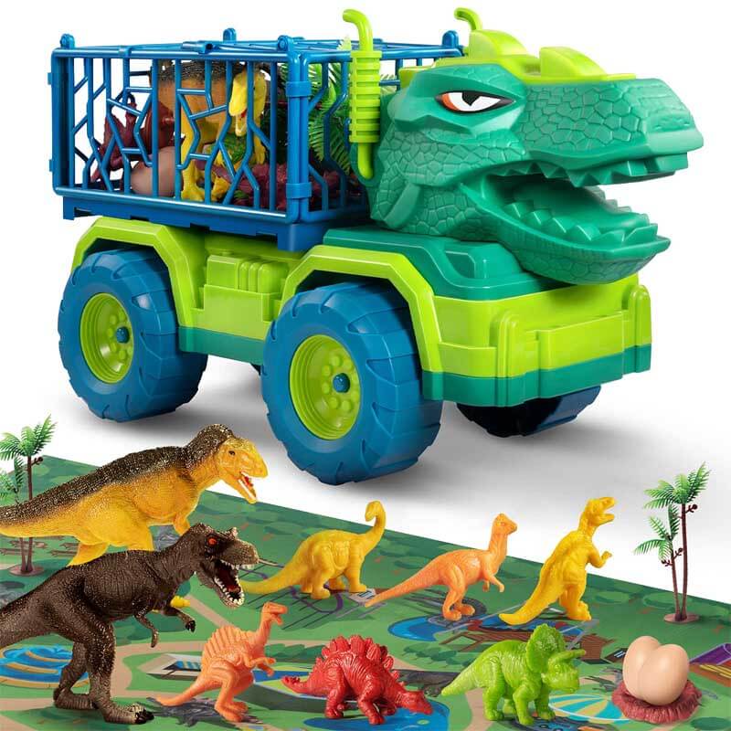 Børns Dinosaur Transport Lastbil & Figurer Legesæt