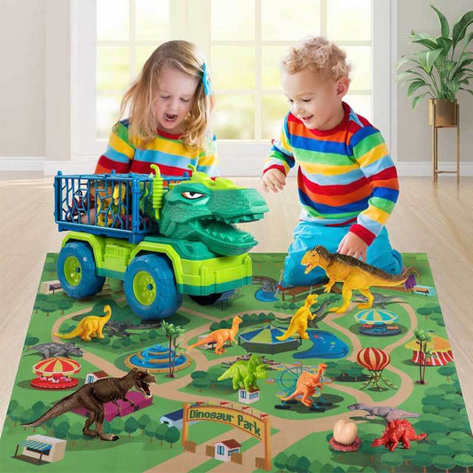 Børns Dinosaur Transport Lastbil & Figurer Legesæt