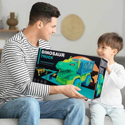 Børns Dinosaur Transport Lastbil & Figurer Legesæt