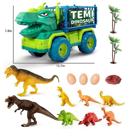 Børns Dinosaur Transport Lastbil & Figurer Legesæt