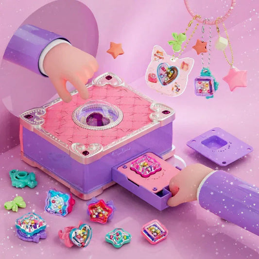 Børns DIY 3D Klistermærker & Smykke Håndværk Sæt