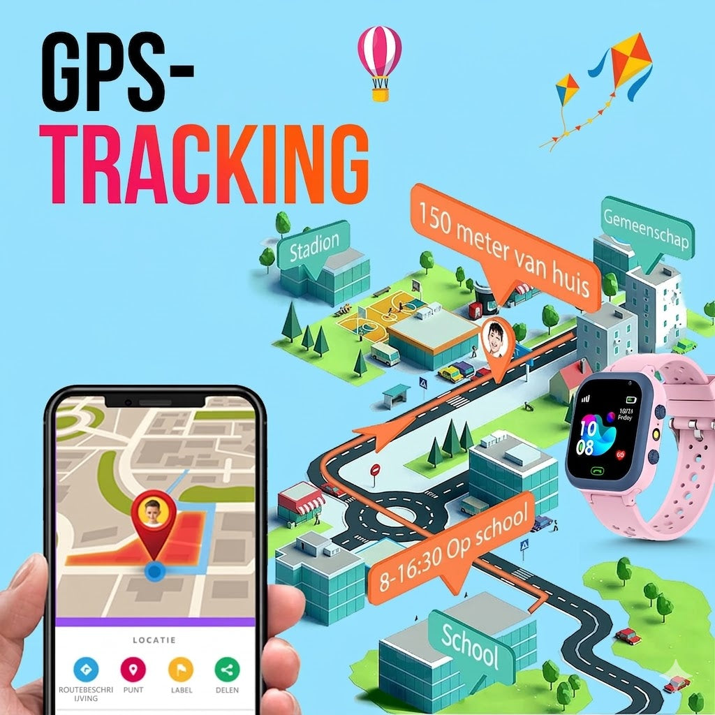 Børns GPS Ur - Vandtæt | Videoopkald | Sikkerhed