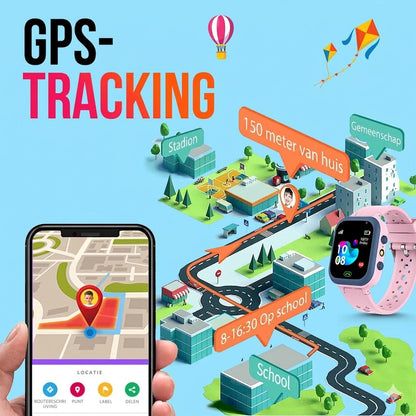 Børns GPS Ur - Vandtæt | Videoopkald | Sikkerhed