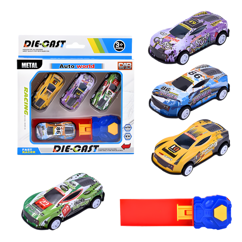 Børns Mini Bil Launcher Legesæt