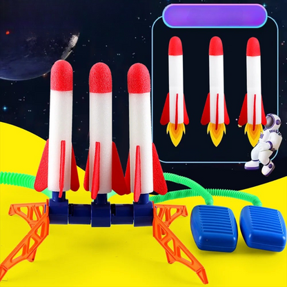 Børns Udendørs Stomp Rocket & Launcher Sæt