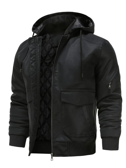 Romain | Blouson aviateur à capuche pour homme - Image 7