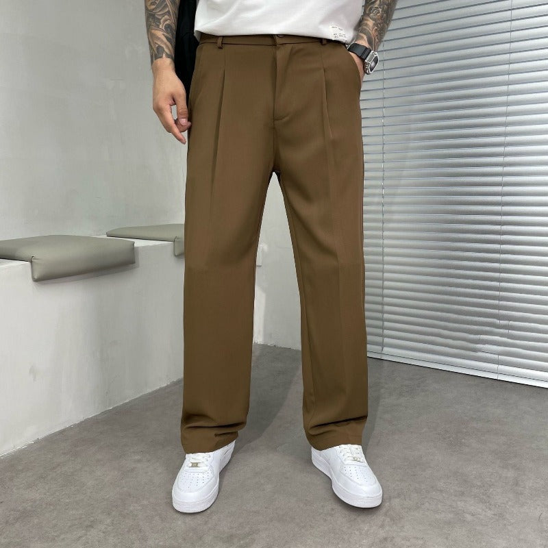 Ulysse | Pantalons élégants à coupe droite pour hommes - Image 1