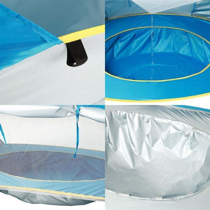 Baby Pop-Up Strandtelt med Indbygget Pool