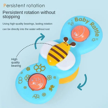 Baby Sensory Suction Spinner Legetøj (3 Stykker)