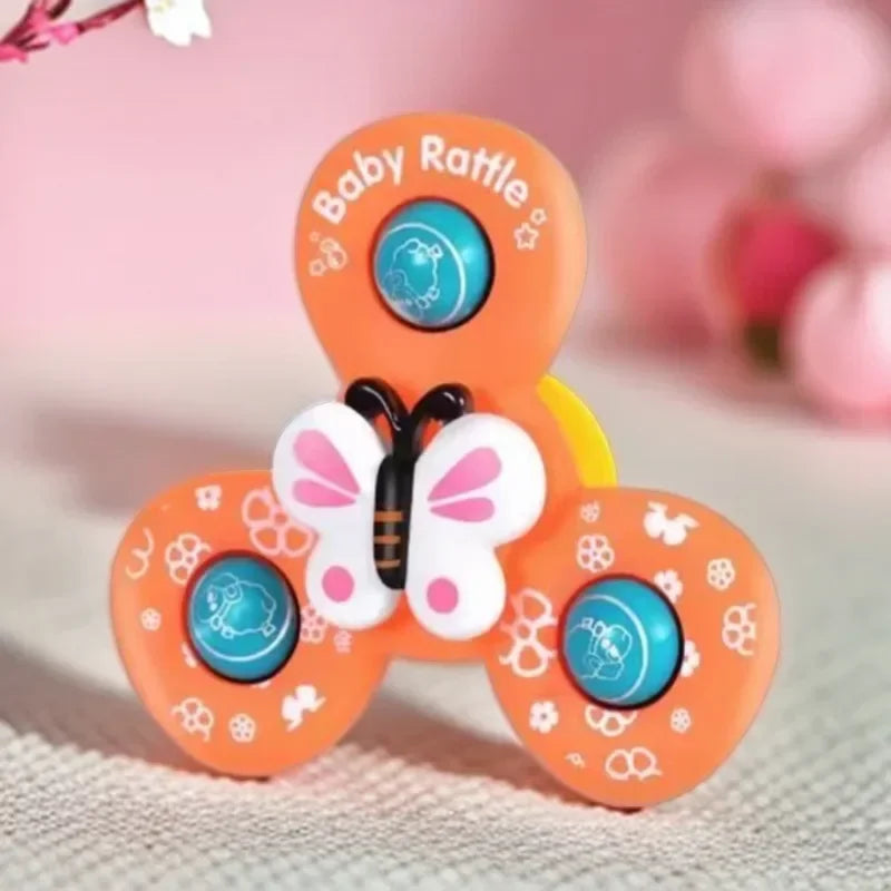 Baby Sensory Suction Spinner Legetøj (3 Stykker)