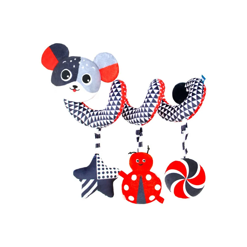 Baby Spiral Bilstol & Barnevogn Legetøj til Sensorisk Udvikling
