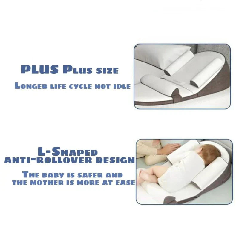 Baby Wedge Pude: Sikker Side Søvn & Anti-Reflux Støtte