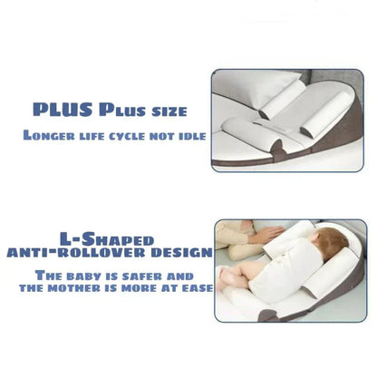 Baby Wedge Pude: Sikker Side Søvn & Anti-Reflux Støtte