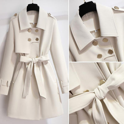Sibylle | Manteau croisé ceinturé pour femme - Image 3