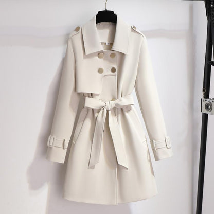 Sibylle | Manteau croisé ceinturé pour femme - Image 1