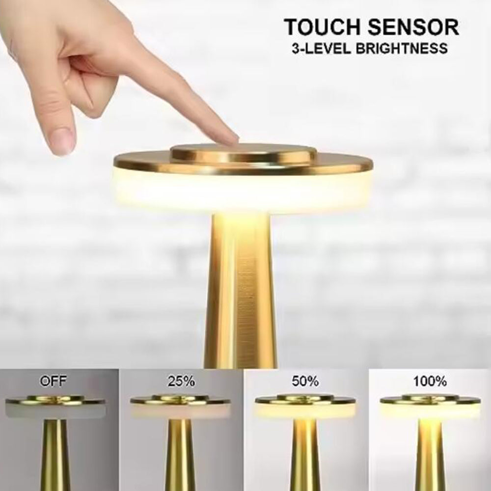 Berørings LED Bordlampe Genopladelig med USB