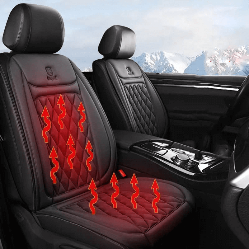 Bil sædevarmer med justerbar temperaturkontrol – 12V/24V