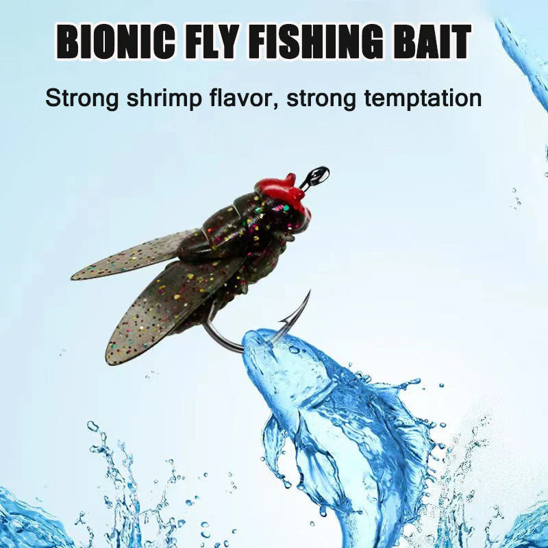 Bionisk Flue Insekt Fiskegrej til Fiskere, 20 Stk
