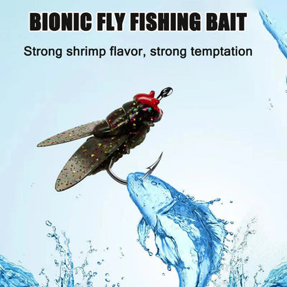 Bionisk Flue Insekt Fiskegrej til Fiskere, 20 Stk
