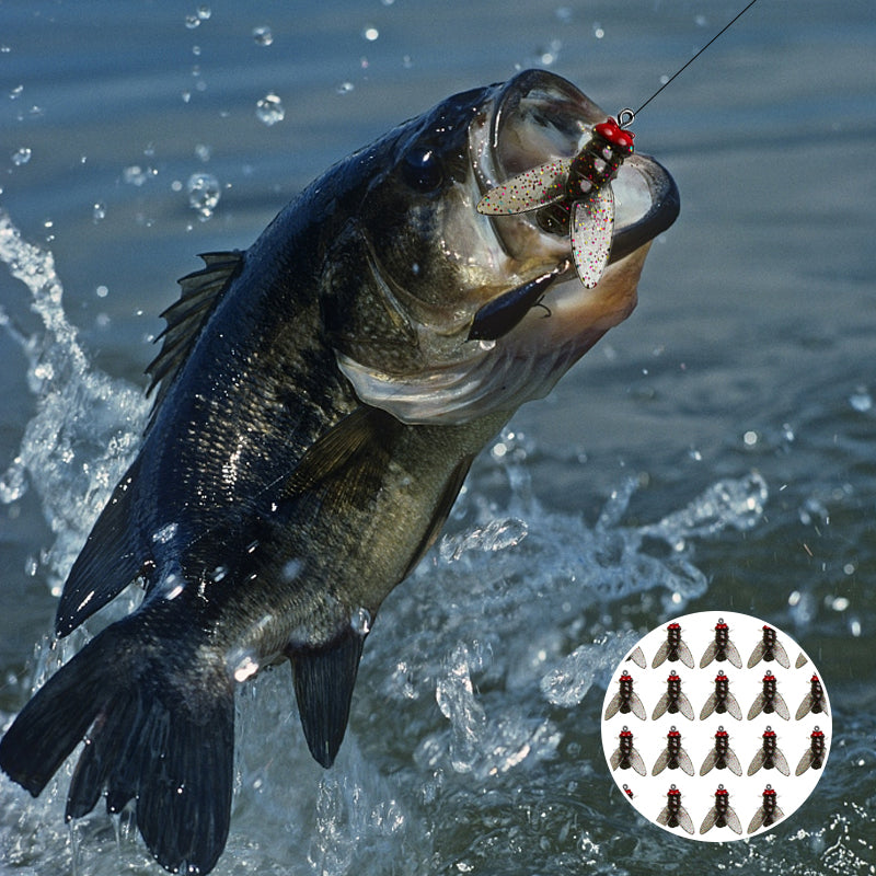 Bionisk Flue Insekt Fiskegrej til Fiskere, 20 Stk