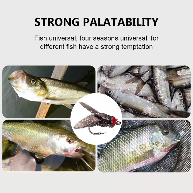 Bionisk Flue Insekt Fiskegrej til Fiskere, 20 Stk