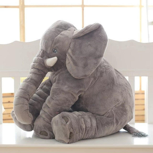 Blød Elefant Krammepude til Babyer og Børn