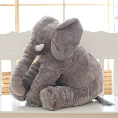 Blød Elefant Krammepude til Babyer og Børn
