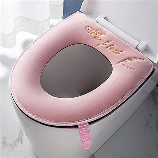 Blød Universal Toiletbrædt Dæksel med Lynlås & Håndtag