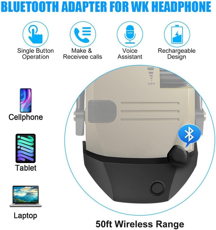 Bluetooth-adapter til skydehøreværn - Trådløs høreværn